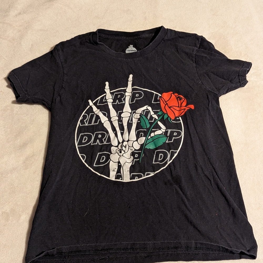 Black Graphic Mens T-Shirt